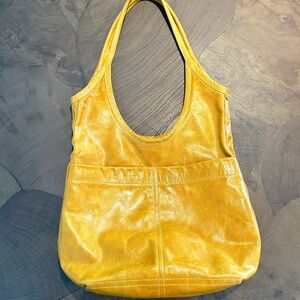 Rough & Tumble Tux Sling Tote in Goldenrod - Like New